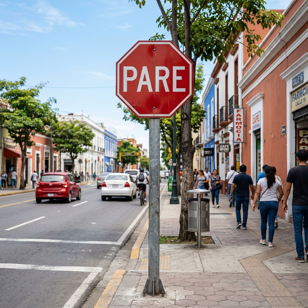Señal de PARE R-1